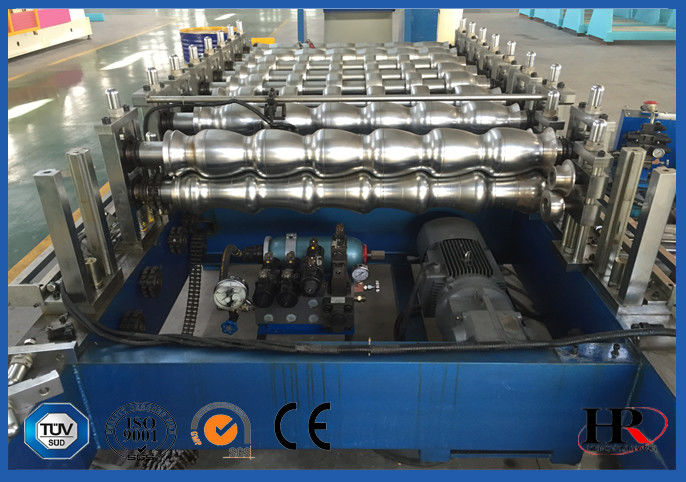 Shutter Edge Covering  Rolling Forming Machine With Track Cutting 5.5 KW 380V 50HZ