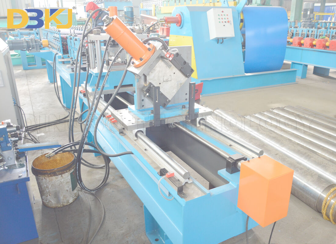 SGS 0.8mm Hydraulic Punching Light Steel Angle Roll Forming Machine